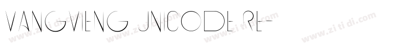 VangVieng Unicode Re字体转换